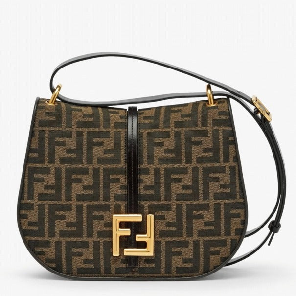 Boutique Quality || Fendi C’mon Medium Bag in FF Jacquard Fabric