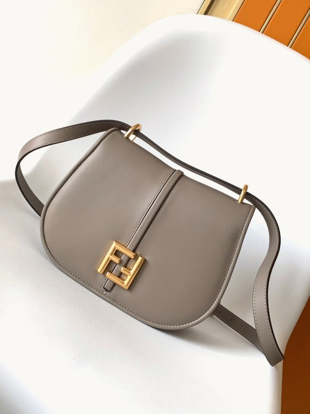Boutique Quality || Fendi C’mon Medium Bag in Grey