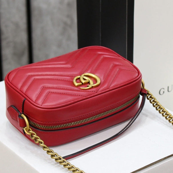 Boutique Quality || 448065 || GG Marmont Matelasse Mini Bag