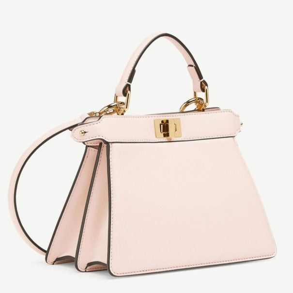 Boutique Quality || Fendi Peekaboo ISeeU Petite Bag In Pink Nappa Leather