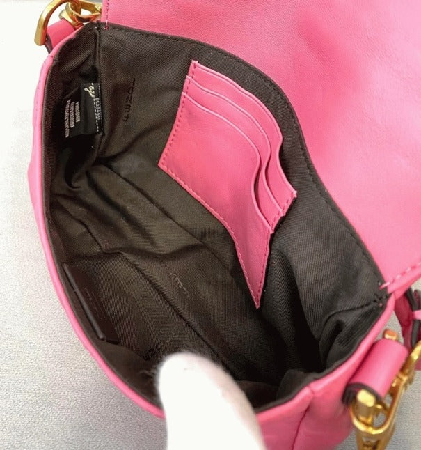 Boutique Quality || Fendi Small Baguette Bag In Pink FF