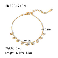 Thumbnail for 18K Gold Plated Zircon Stainless Steel Necklace