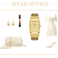 Thumbnail for Square Waterproof Feminin Watch
