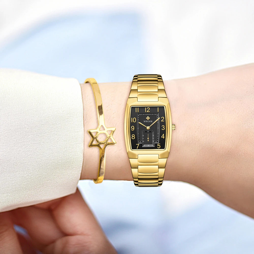Stainless Steel Watch Feminino