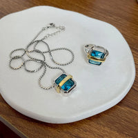 Thumbnail for Necklace Crystal Punk Clavicle Chain