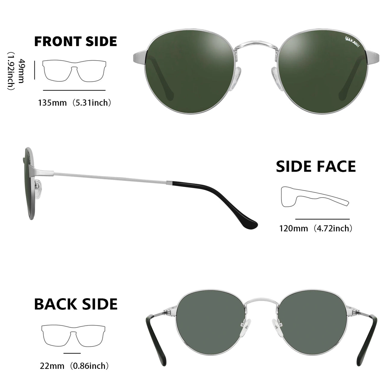 Luxury Classic Round Sunglass