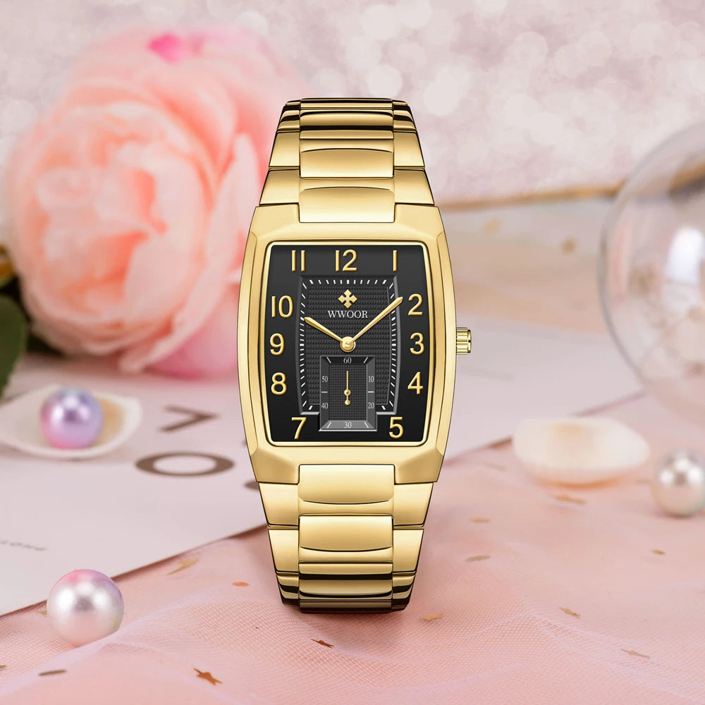 Stainless Steel Watch Feminino