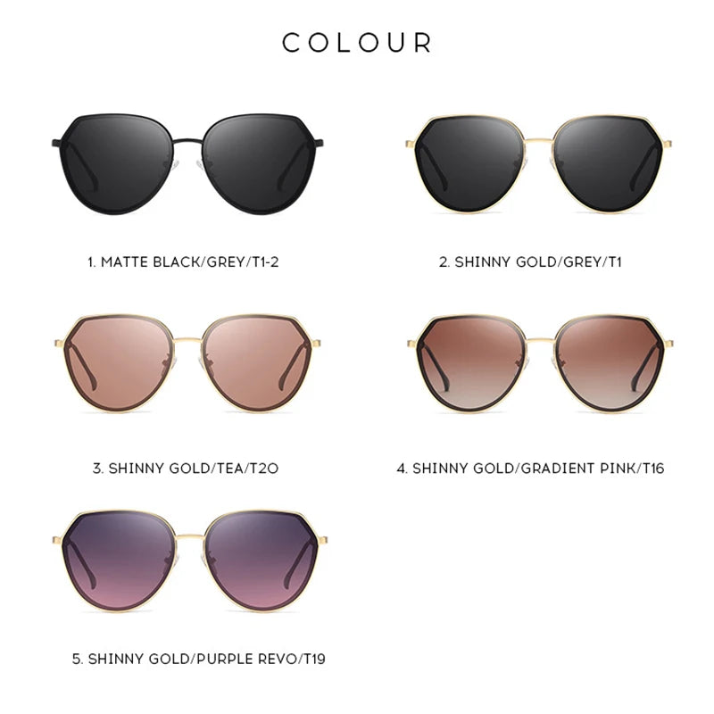 JULI Round Polarized Sunglass