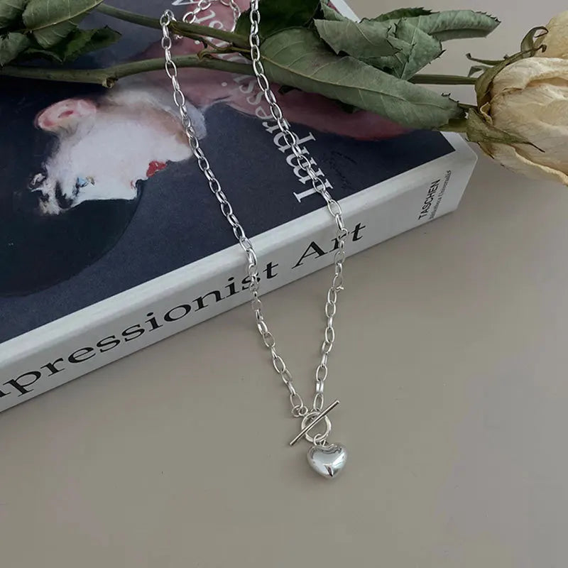 Trendy Elegant Vintage OT Buckle Design Necklace