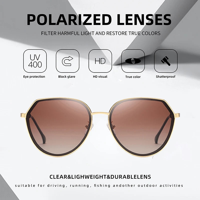 JULI Round Polarized Sunglass