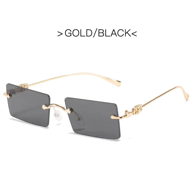Square Rimless Sunglass