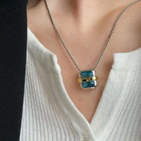 Thumbnail for Necklace Crystal Punk Clavicle Chain