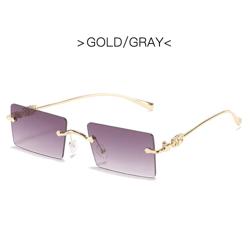 Square Rimless Sunglass