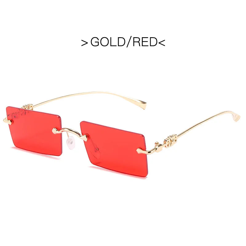 Square Rimless Sunglass