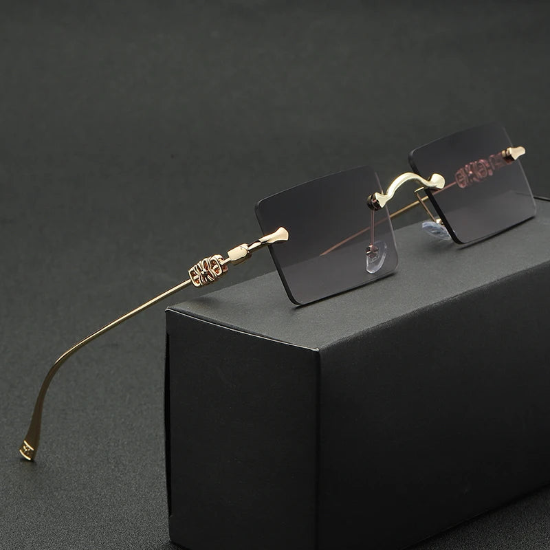 Square Rimless Sunglass