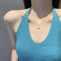Thumbnail for Stainless Steel Pearl Ring Surround Pendant
