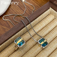 Thumbnail for Necklace Crystal Punk Clavicle Chain