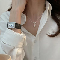 Thumbnail for Trendy Elegant Vintage OT Buckle Design Necklace