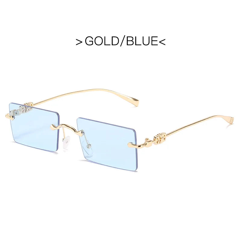 Square Rimless Sunglass