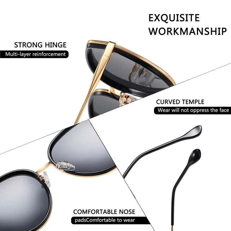 JULI Round Polarized Sunglass