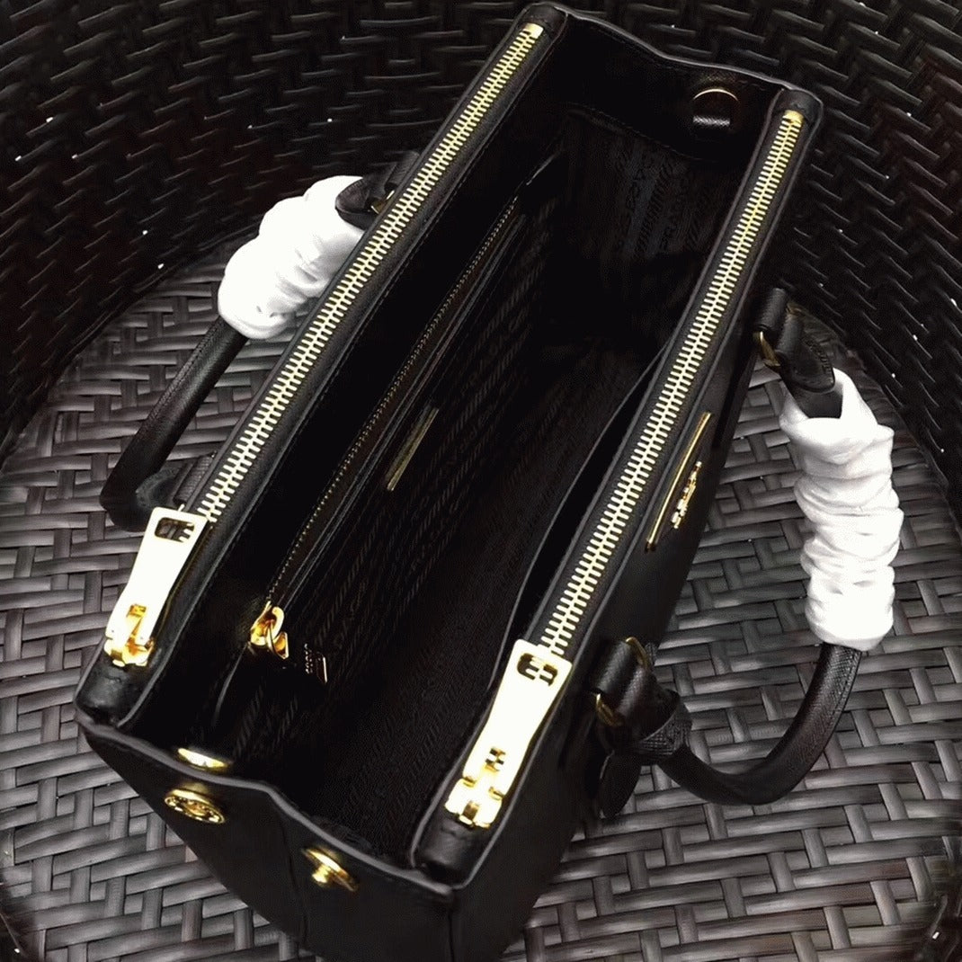Boutique Quality || Prada Galleria Medium Bag in Black