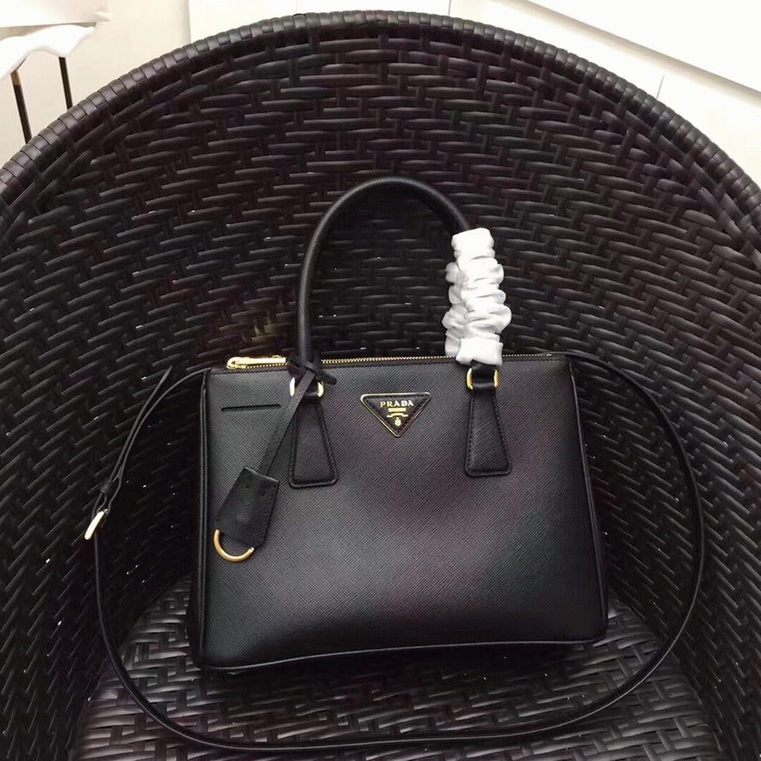 Boutique Quality || Prada Galleria Medium Bag in Black
