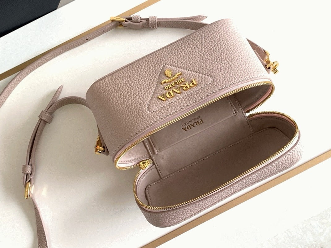 Boutique Quality || Prada Mini Vanity Bag in Light Pink