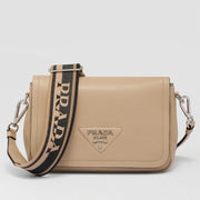 Boutique Quality || Prada Flap Shoulder Bag in Sand