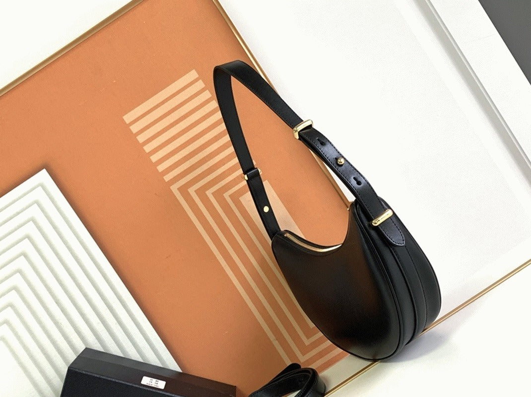 Boutique Quality || Prada Black Arque Shoulder Bag