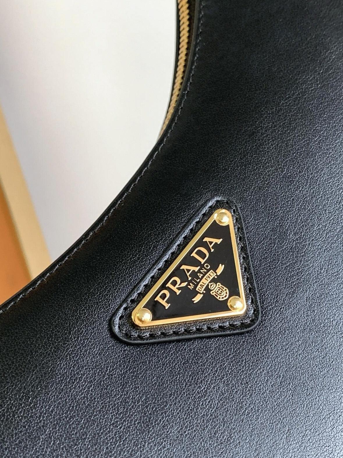 Boutique Quality || Prada Black Arque Shoulder Bag