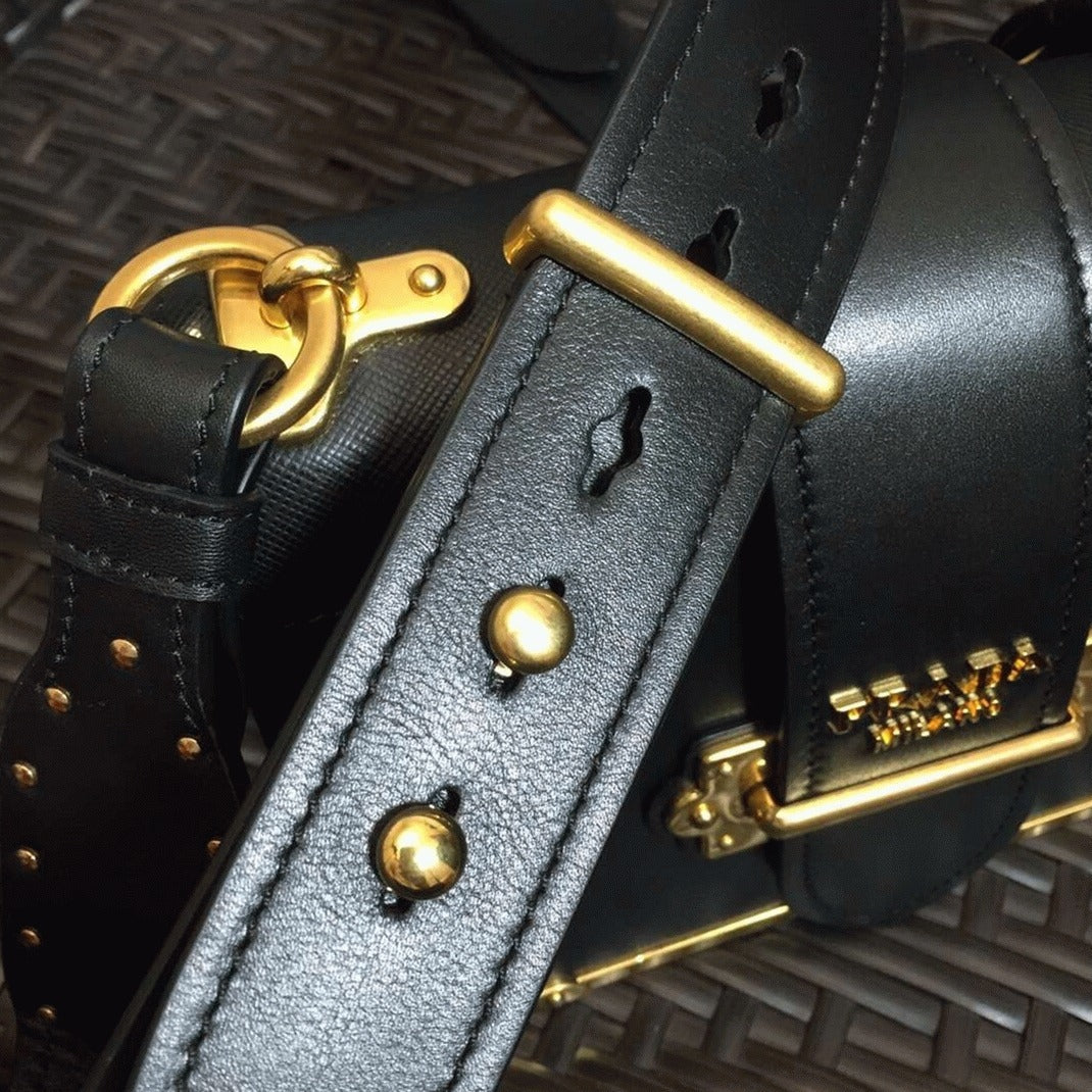 Boutique Quality || Prada Black Cahier Shoulder Bag