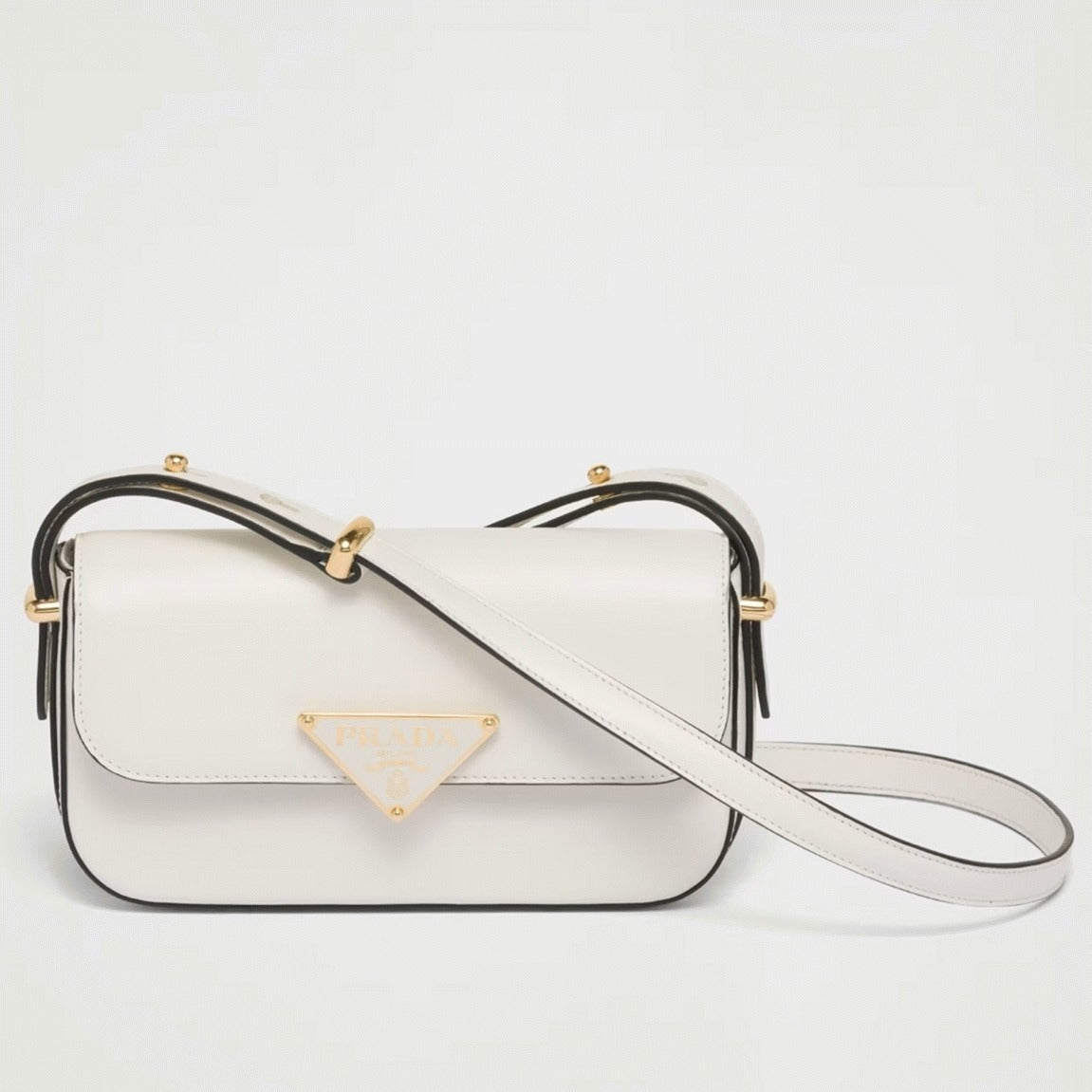 Boutique Quality || Prada Shoulder Bag in White