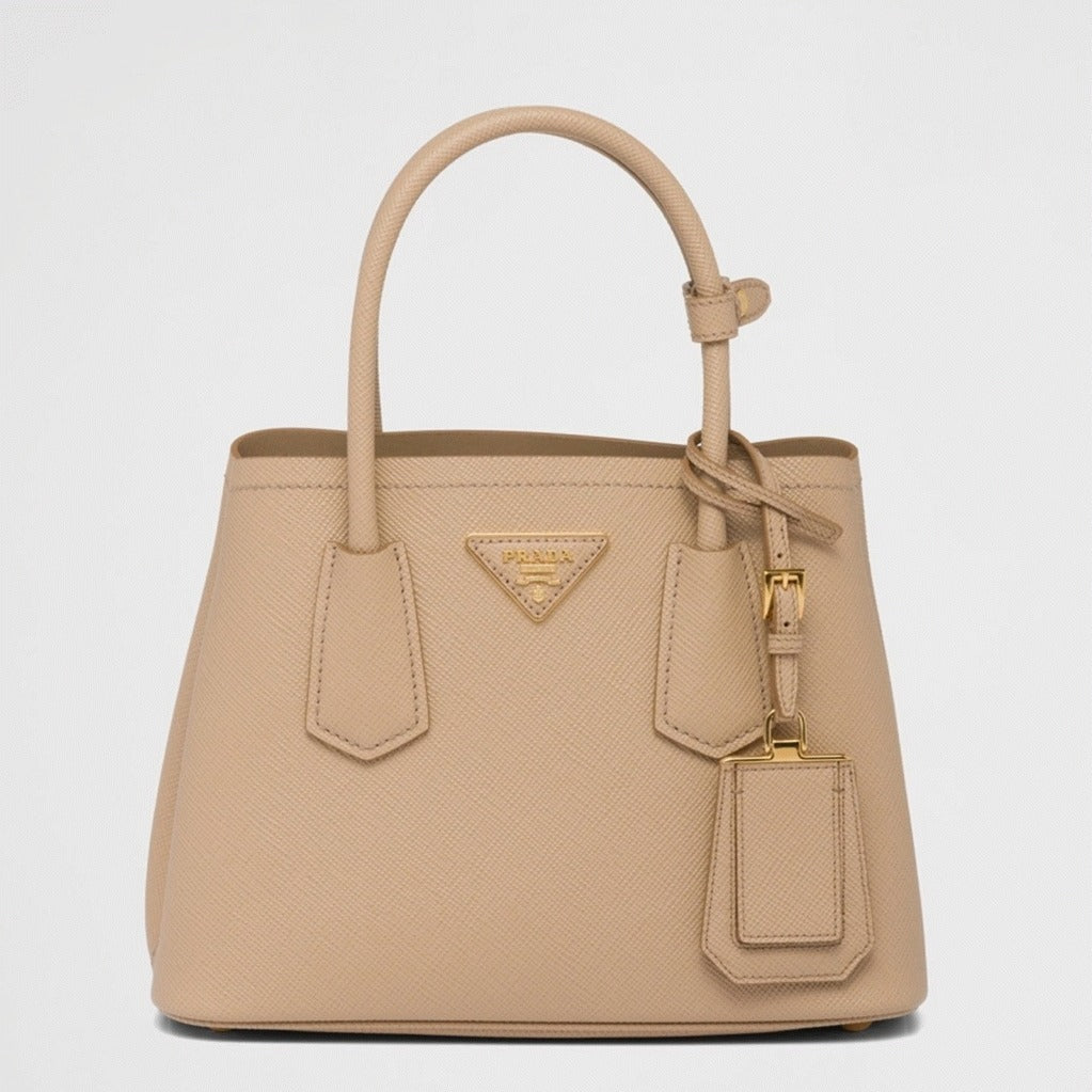 Boutique Quality || Prada Beige Double Mini Bag