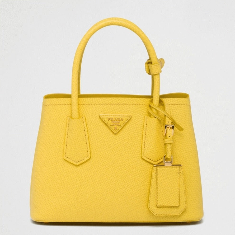 Boutique Quality || Prada Yellow Double Mini Bag