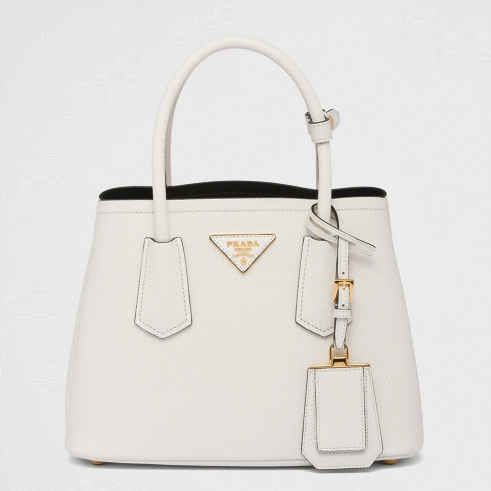 Boutique Quality || Prada White Double Mini Bag