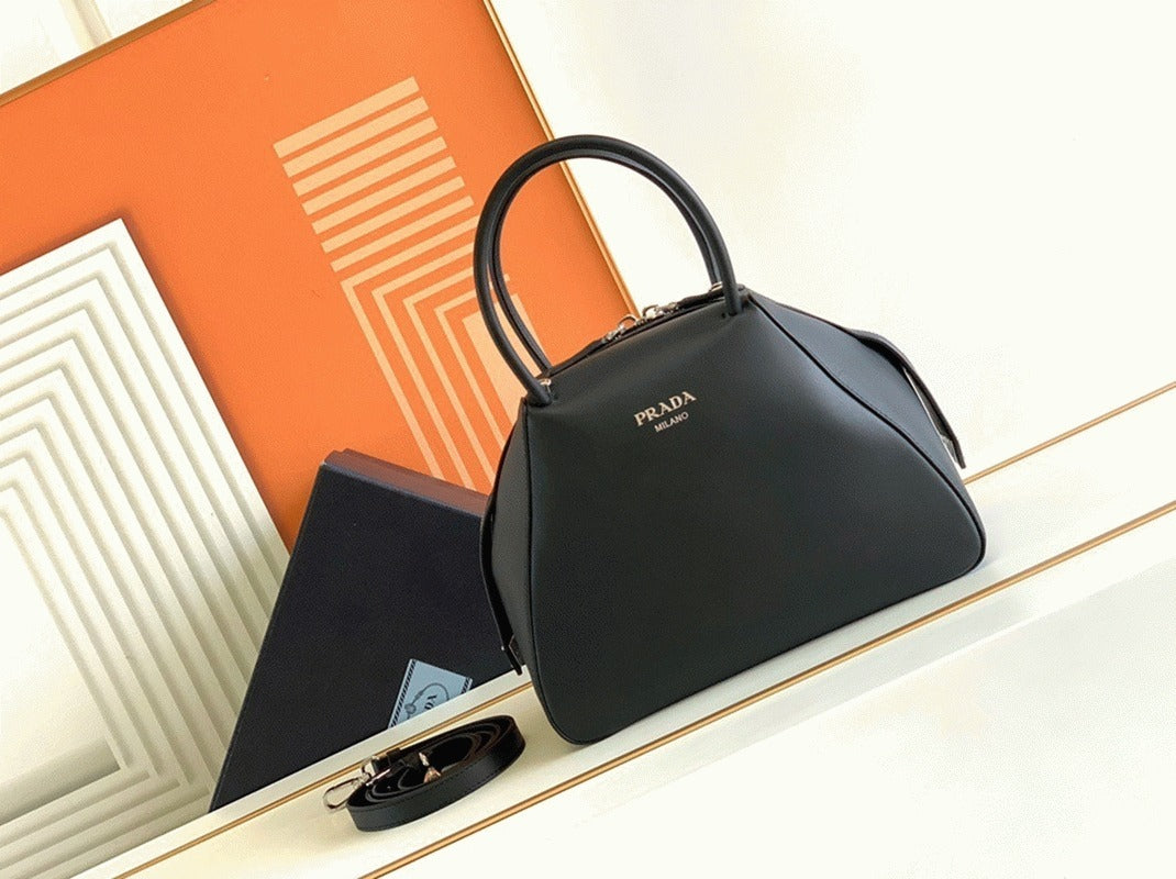 Boutique Quality || Prada Supernova Small Top Handle Bag in Black