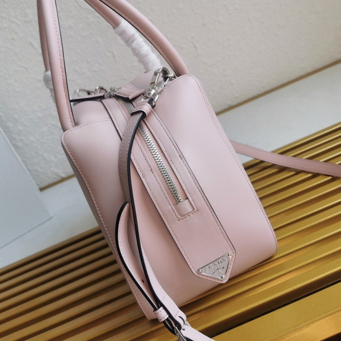 Boutique Quality || Prada Supernova Small Top Handle Bag in Pink
