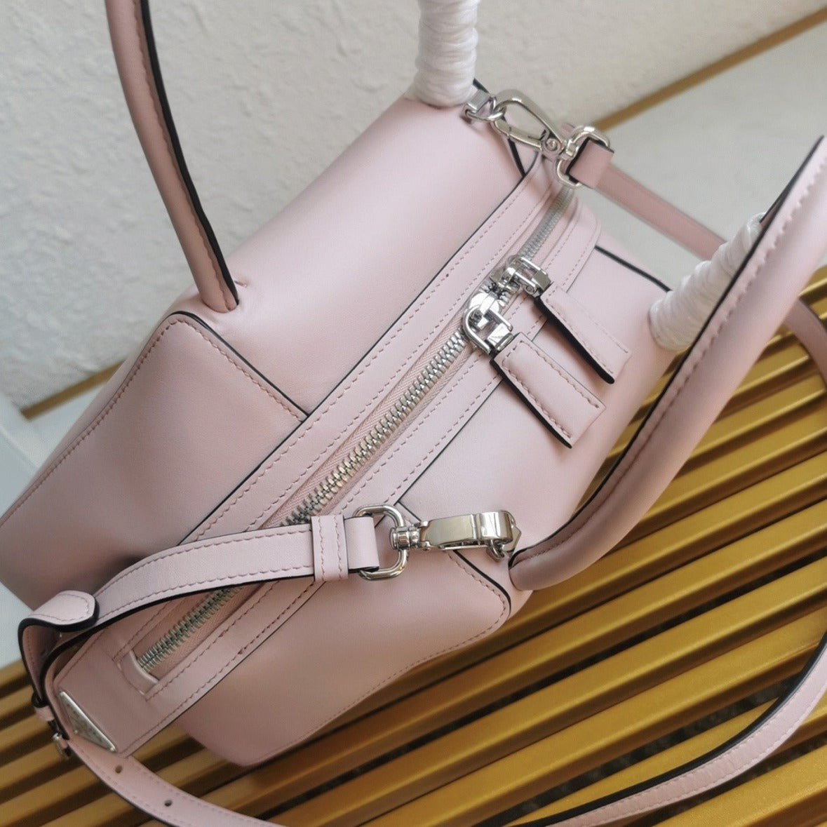 Boutique Quality || Prada Supernova Small Top Handle Bag in Pink