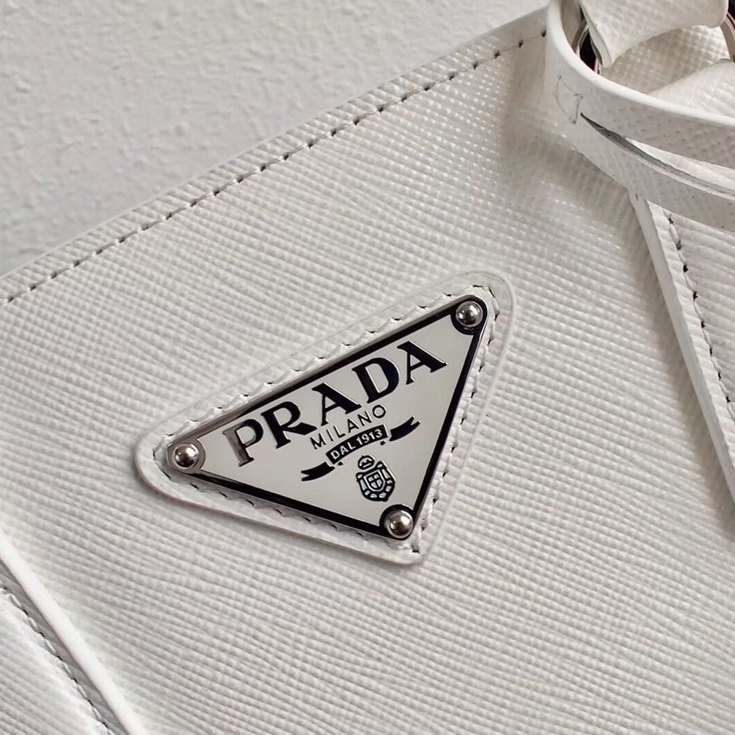 Boutique Quality || Prada White Galleria Mini Bag