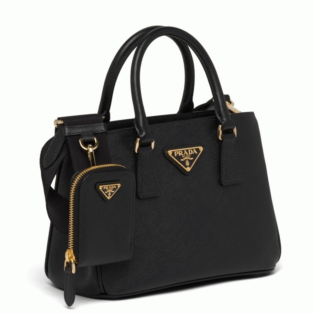 Boutique Quality || Prada Black Galleria Mini Bag