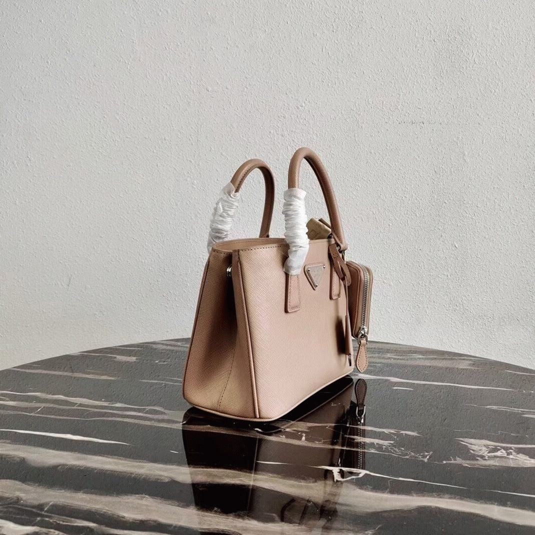 Boutique Quality || Prada Galleria Mini Bag in Beige