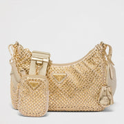 Boutique Quality || Prada Re-Edition Shoulder Bag in Beige