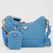 Boutique Quality || Prada Re-Edition Shoulder Bag in Blue