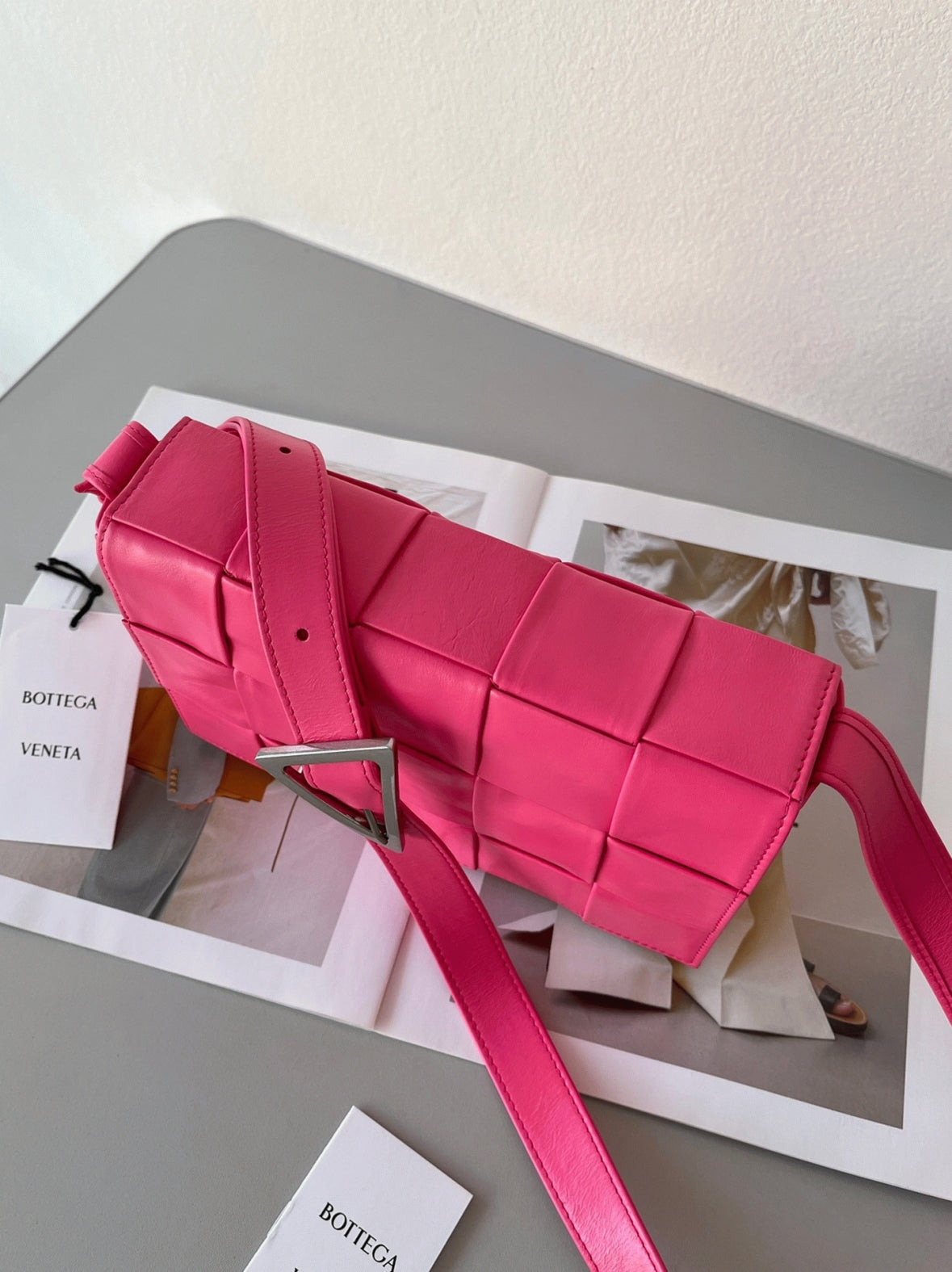 Boutique Quality || Bottega Veneta Cassette Bag In Lollipop