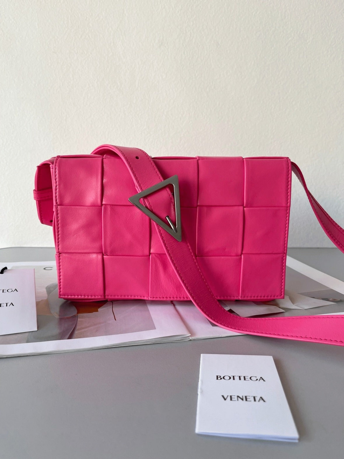 Boutique Quality || Bottega Veneta Cassette Bag In Lollipop