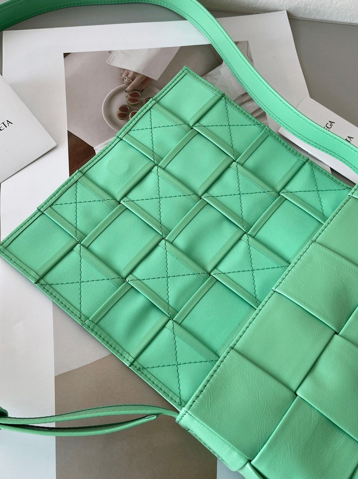 Boutique Quality || Bottega Veneta Cassette Bag In Fountain