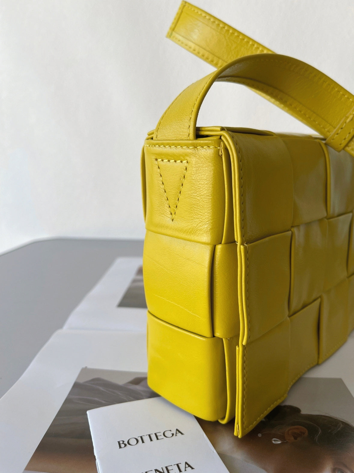 Boutique Quality || Bottega Veneta Cassette Bag In Yellow