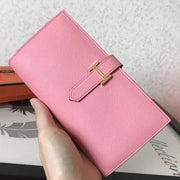 Boutique Quality || Pink Hermes Bearn Wallet