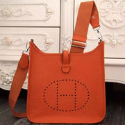 Boutique Quality || Orange Evelyne III PM Bag AAA Hermes Bright Shoulder Bag