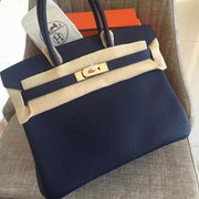Boutique Quality || AAA Sapphire Hermes Birkin 30cm Tote